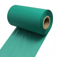 Красящая лента RESIN PREMIUM TEXTILE GREEN Matt (103мм/200м/103мм/1") OUT